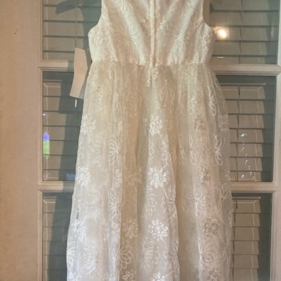 David's Bridal Flower Girl/First Communion Dress Size 14 - Picture 5 of 5